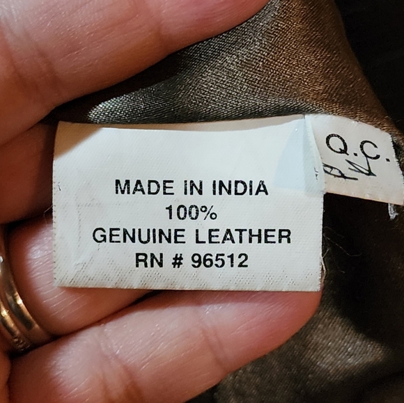 Vintage Saguaro Genuine Leather Croc-Embossed Black Jacket Y2K Style Size XL - Picture 15 of 15